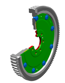 Important fitting points, 836004 flexible flywheel