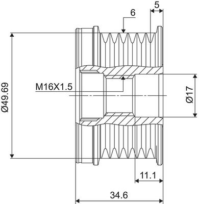 Alternator Freewheel Clutch VALEO NEW SPARE PART