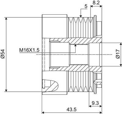 Alternator Freewheel Clutch VALEO NEW SPARE PART