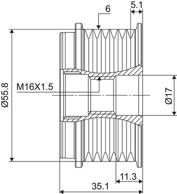 Alternator Freewheel Clutch VALEO NEW SPARE PART