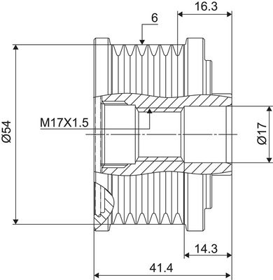 Alternator Freewheel Clutch VALEO NEW SPARE PART
