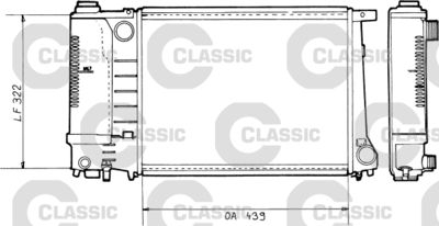 Radiator, engine cooling