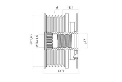 Alternator Freewheel Clutch VALEO NEW SPARE PART