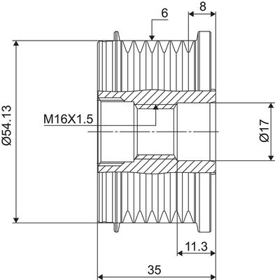 Alternator Freewheel Clutch VALEO NEW SPARE PART