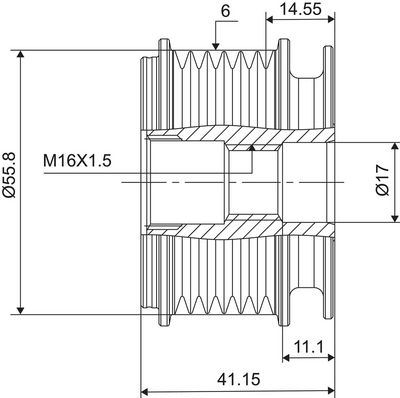 Alternator Freewheel Clutch VALEO NEW SPARE PART