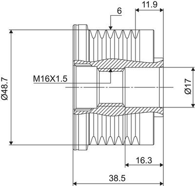 Alternator Freewheel Clutch VALEO NEW SPARE PART