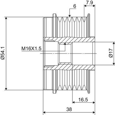 Alternator Freewheel Clutch VALEO NEW SPARE PART