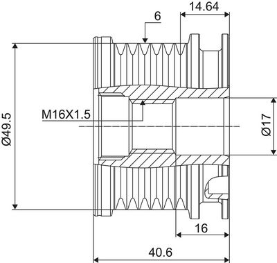 Alternator Freewheel Clutch VALEO NEW SPARE PART