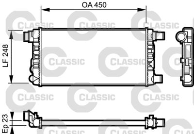 Radiator, engine cooling