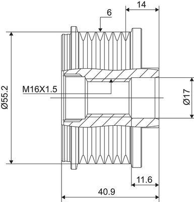 Alternator Freewheel Clutch VALEO NEW SPARE PART