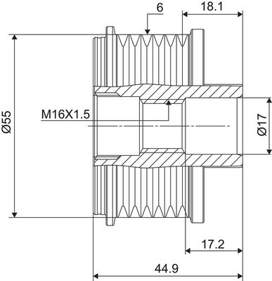 Alternator Freewheel Clutch VALEO NEW SPARE PART